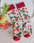 CANADA THEMED SOCKS - CANADA CAESAR SOCKS - UPTOWN SOX