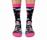CORPORATE SADDIE WOMEN'S CREW SOCKS - UPTOWN SOX