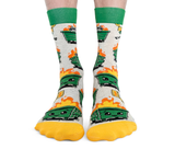 FUNNY DUMPSTER FIRE EVERYTHING IS FINE MEME SOCKS MEN UPTOWN SOX