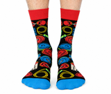 FUNNY NOVELTY CARS MEN'S CREW SOCKS - UPTOWN SOX