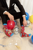 FUN BIRTHDAY MENS PATTERN SOCKS UPTOWN SOX