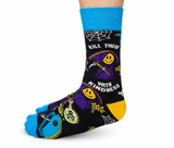 KIND REAPER - FUNNY NOVELTY CUTE HALLOWEEN MEN'S CREW SOCKS - UPTOWN SOX
