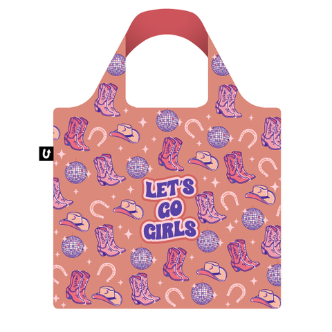 Let's Go Girls Foldable Packable Tote Bag - Uptown Sox