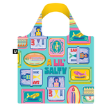 Sardine Can Mermaid Pattern Foldable Packable Tote Bag