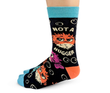 NOT A HUGGER - PUFFER FISH WOMEN'S CREW SOCKS - UPTOWN SOX