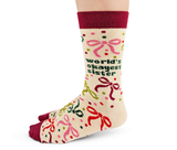 OKAYEST SISITER - SISTER GIFTS - WOMEN'S CREW SOCKS - UPTOWN SOX