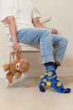 FUNNY ANIMAL LOVER CHICK PATTERN SOCKS MEN UPTOWN SOX