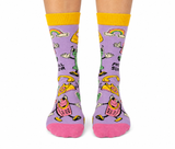 PHONE CALL SURVIVOR WOMEN'S CREW SOCKS - UPTOWN SOX
