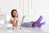 SEWING LOVER BUSINESS WOMEN'S CREW SOCKS - UPTOWN SOX
