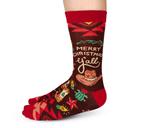 COUNTRY CHRISTMAS WOMENS CREW NOVELTY SOCKS - UPTOWN SOX