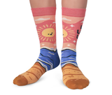 Live, Laugh, Leave me alone funny novelty socks for women  - Uptown Sox
