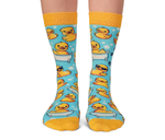 FUNNY WOMEN'S RUBBER DUCKY SOCKS - UPTOWN SOX