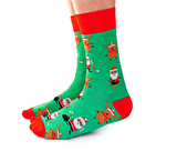 Men's Canadian Christmas Socks - Uptown Sox