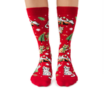 Fun Women's Christmas Cat Socks - Uptown Sox