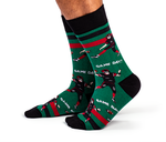 MENS-CREW NOVELTY-FOOTBALL-SOCKS