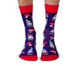 Garden Gnome Mens Fun Novelty Socks