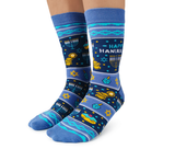 Fun Women's Happy Hanukkah Socks - Uptown Sox