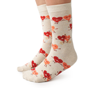 Love Heart Valentine Socks for Women - Uptown Sox