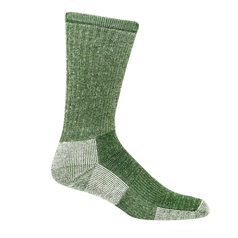 UPTOWN SOX MERINO WOOL HIKER SOCKS - OLIVE GREEN