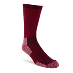 MADE IN CANADA MENS MERINO WOOL RED BLACK SOCKS