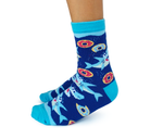 Kid's Shark and Donut Socks - Uptown Sox