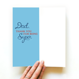 Father's Day Super Dad Card and Socks