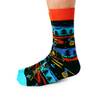 Camping Trailblazer Mens Novelty Socks - Uptown Sox