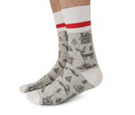 Winter Wonderland Canadian Themed Novelty Socks For Men