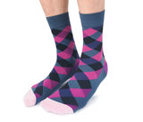 Cool Purple Mens Dress Socks - Uptown Sox