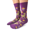 Dinosaur Raptor Basketball Novelty Socks for Men
