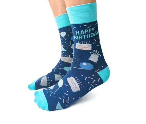 Happy Birthday Novelty Socks for Men