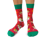 Send Noods Take Out Food Funny Novelty Men's Crew Socks