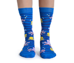 WOMENS-CREW NOVELTY-OCTOPUS-SOCKS