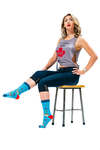 WOMENS-CREW NOVELTY-POUTINE-SOCKS - Uptown Sox